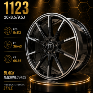 20" Mercedes-Benz Brabus Rims – Staggered Fitment (8.5J Front / 9.5J Rear, 5×112 PCD)