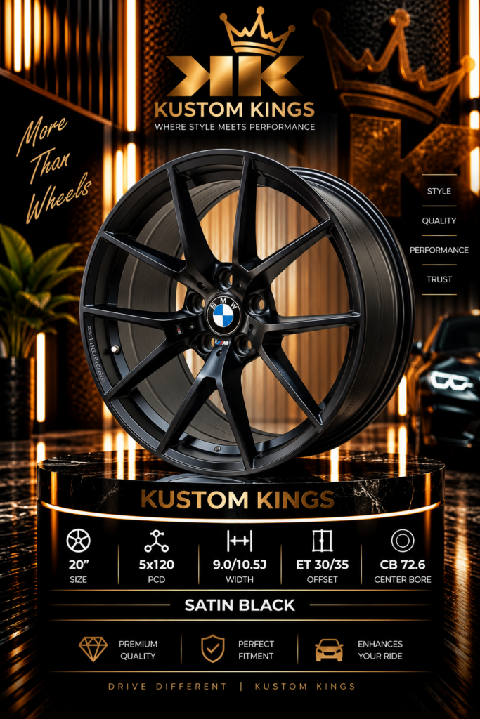 20 Inch BMW Rims – 9J Front / 10.5J Rear – 5×120 PCD