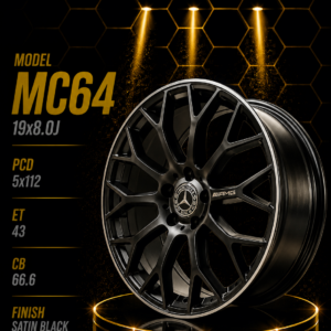 19" Mercedes-Benz Alloy Rims – Square Set (8J All Round, 5×112 PCD)
