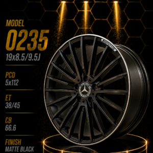 19" Mercedes-Benz Alloy Rims – Staggered Fitment (8.5J Front / 9.5J Rear, 5×112 PCD)