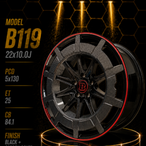 22" Mercedes-Benz Brabus Rims – G-Wagon Fitment (10J, 5×130 PCD)