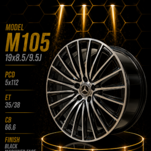 19" Mercedes-Benz Alloy Rims – Staggered Set (8.5J Front / 9.5J Rear, 5/112 PCD)