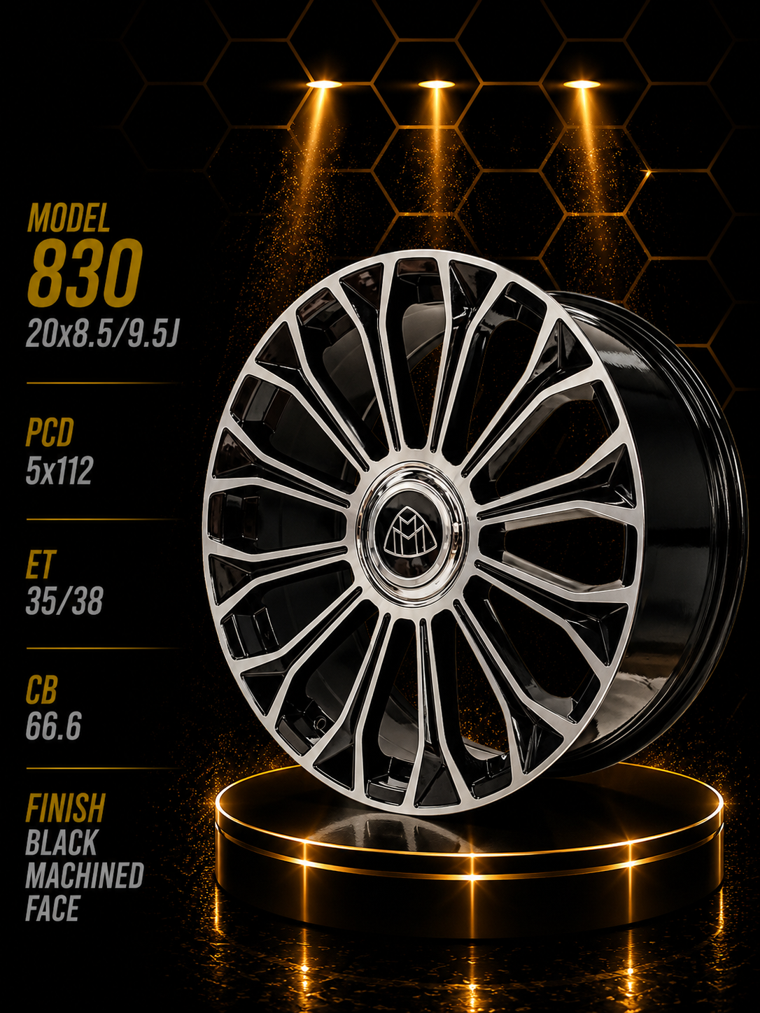 Buy 20" Mercedes-Benz Alloy Rims – Staggered Set (8.5J Front / 9.5J Rear, 5/112 PCD) Online | KUSTOM KINGS 20" Mercedes-Benz Alloy Rims – Staggered Set (8.5J Front / 9.5J Rear, 5/112 PCD)