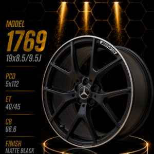19" Mercedes-Benz Alloy Rims – Staggered Fitment (8.5J Front / 9.5J Rear, 5×112 PCD)