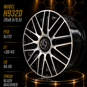 20" Mercedes-Benz Alloy Rims – Staggered Set (8.5J Front / 9.5J Rear, 5/112 PCD)