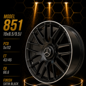 19" Mercedes-Benz Alloy Rims – Staggered Fitment (8.5J Front / 9.5J Rear, 5×112 PCD)
