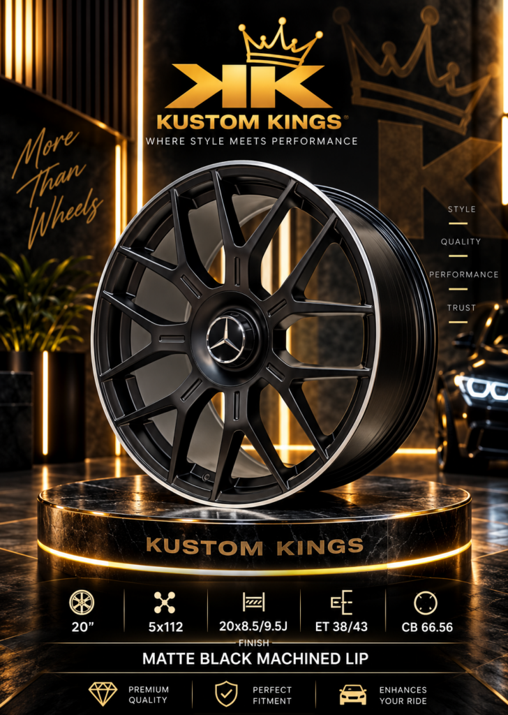 20 Inch Mercedes-Benz Alloy Rims – Staggered Fitment (8.5J Front / 9.5J Rear, 5×112 PCD)