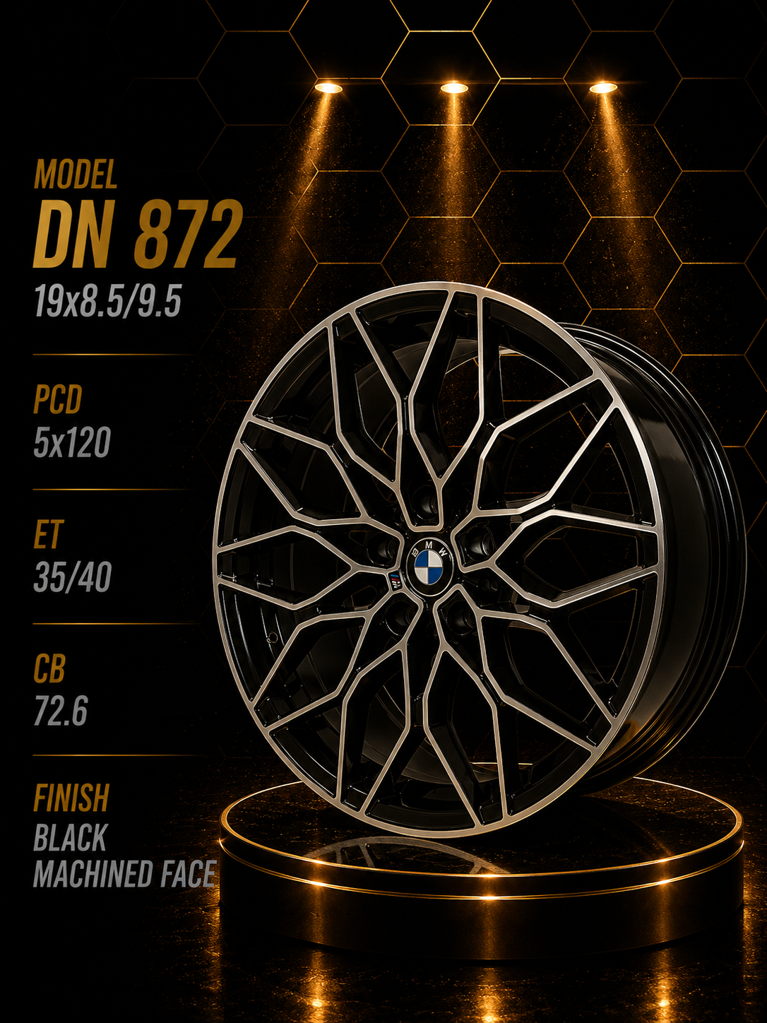 Buy 19" BMW Fitment Alloy Rims – 8.5J Front / 9.5J Rear – 5×120 PCD Online | KUSTOM KINGS 19" BMW Fitment Alloy Rims – 8.5J Front / 9.5J Rear – 5×120 PCD