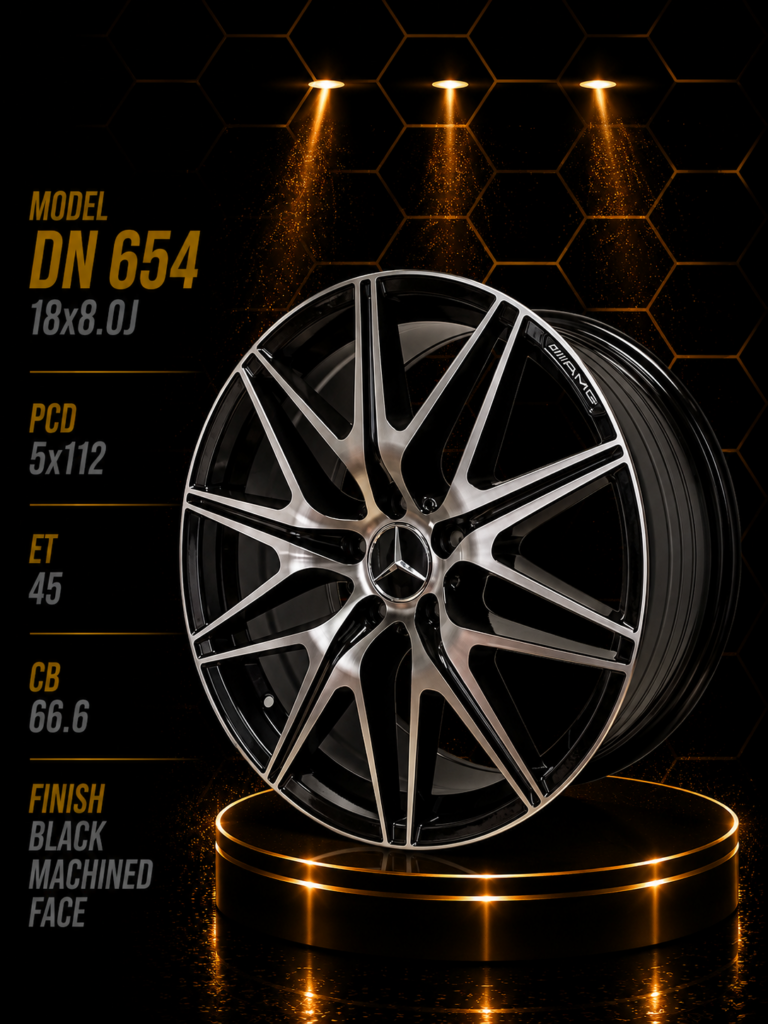 18" Mercedes-Benz Alloy Rims – (8J All Round, 5×112 PCD)