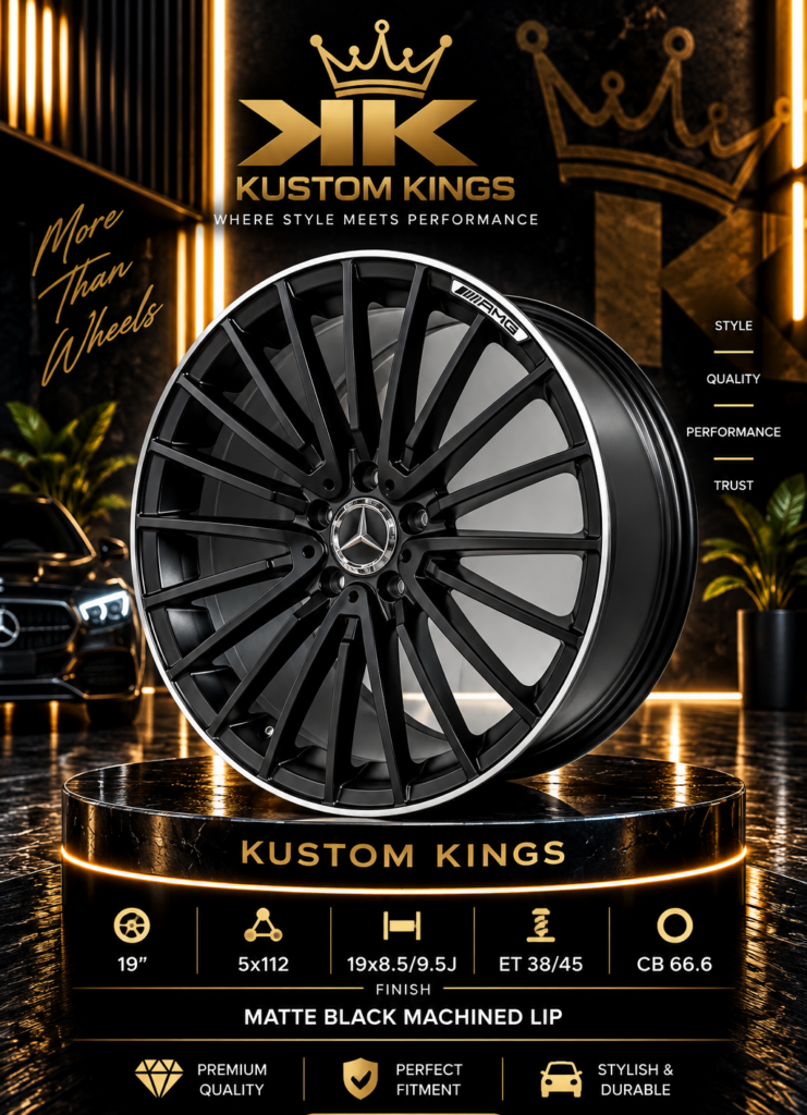 19 Inch Mercedes-Benz Rims – Staggered Fitment (8.5J Front / 9.5J Rear, 5×112 PCD)