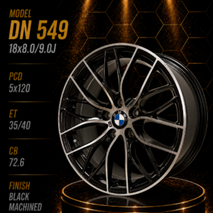 18" BMW Fitment Alloy Rims – 8J Front / 9J Rear – 5×120 PCD