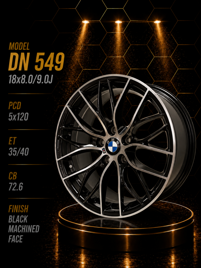 18" BMW Fitment Alloy Rims – 8J Front / 9J Rear – 5×120 PCD
