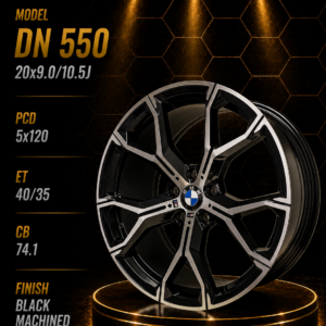 20" BMW Fitment Alloy Rims – 9J Front / 10.5J Rear – 5×120 PCD