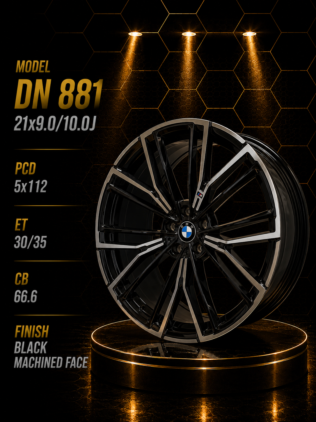 Buy 21" BMW Fitment Alloy Rims – 9J Front / 10J Rear – 5×112 PCD Online | KUSTOM KINGS 21" BMW Fitment Alloy Rims – 9J Front / 10J Rear – 5×112 PCD