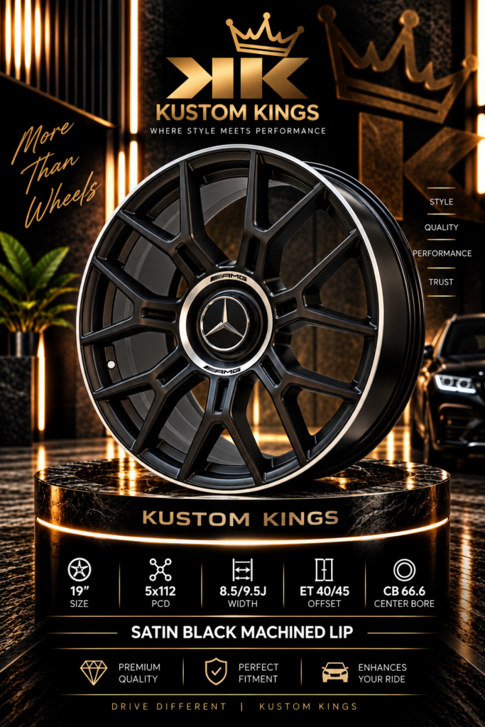 19 Inch Mercedes-Benz Rims – Staggered Set (8.5J Front / 9.5J Rear, 5×112 PCD)