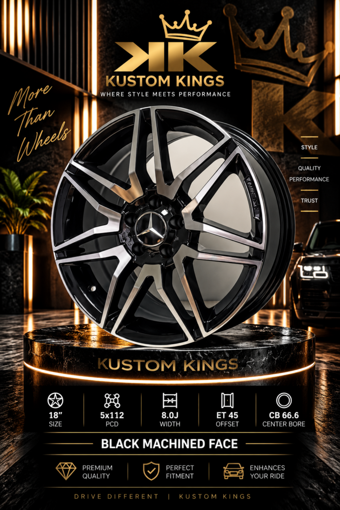 18 Inch Mercedes-Benz Rims – (8J All Round, 5×112 PCD)