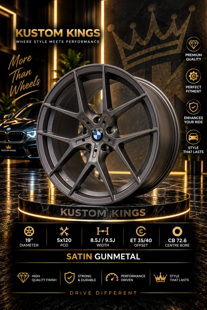 19 Inch BMW Rims – 8.5J Front / 9.5J Rear – 5×120 PCD