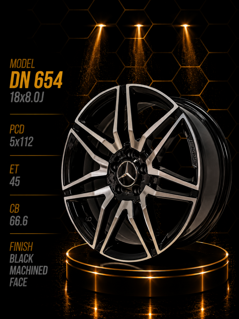 18" Mercedes-Benz Alloy Rims – (8J All Round, 5×112 PCD)