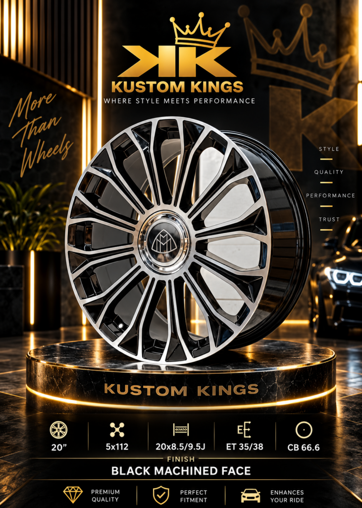 20 Inch Mercedes-Benz Rims – Staggered Set (8.5J Front / 9.5J Rear, 5/112 PCD)