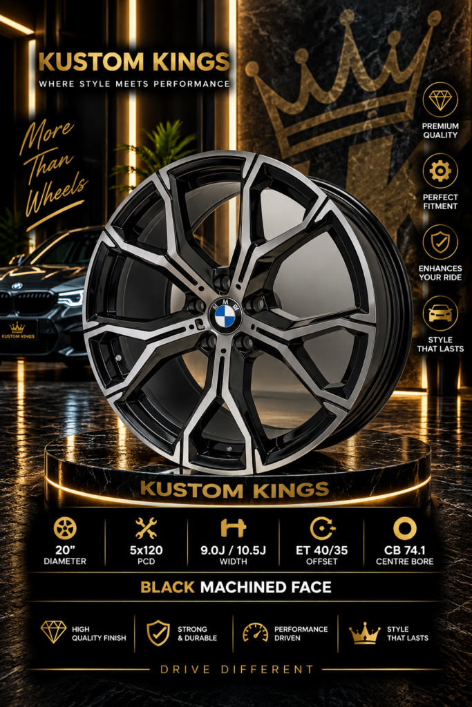 20 Inch BMW Rims – 9J Front / 10.5J Rear – 5×120 PCD