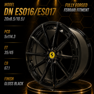 20" Ferrari Fitment Rims – 8.5J Front / 10.5J Rear – 5×114 PCD