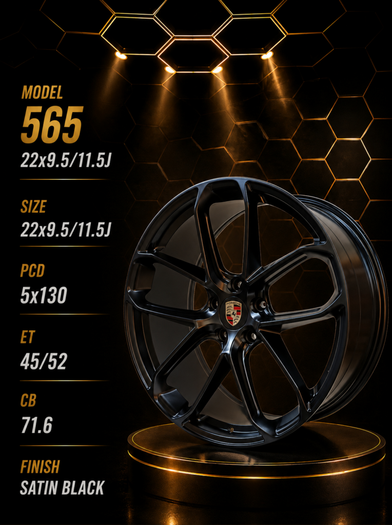 22" Porsche Rims – 9.5J Front / 11.5J Rear – 5×130 PCD