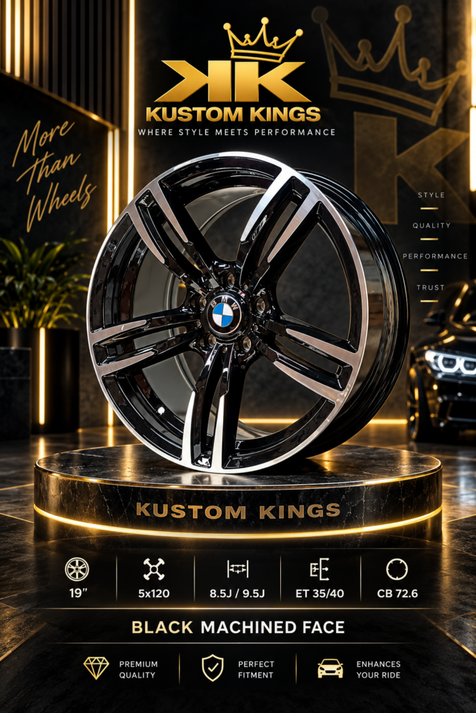 19 Inch BMW Rims – 8.5J Front / 9.5J Rear – 5×120 PCD