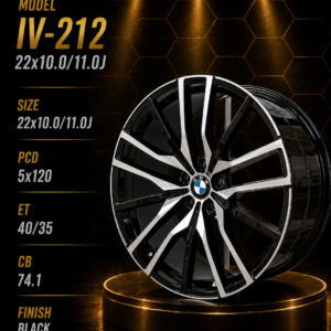 22" BMW Alloy Rims - 10J Front / 11J Rear – 5×120 PCD
