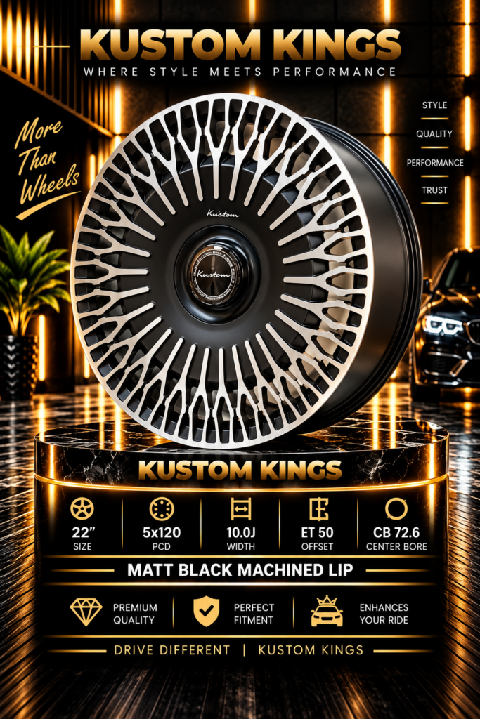 22 Inch Range Rover Fitment 10J 5/120 PCD Multi-Spoke Design Fully Forged Rims