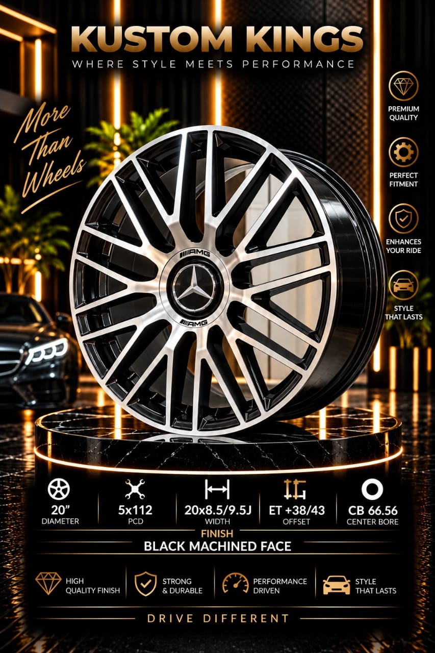 Buy 20 Inch Mercedes Benz Fitment 5/112 PCD - AMG Style Multi-Spoke Alloy Wheels Online | KUSTOM KINGS 20 Inch Mercedes Benz Fitment 5/112 PCD - AMG Style Multi-Spoke Alloy Wheels
